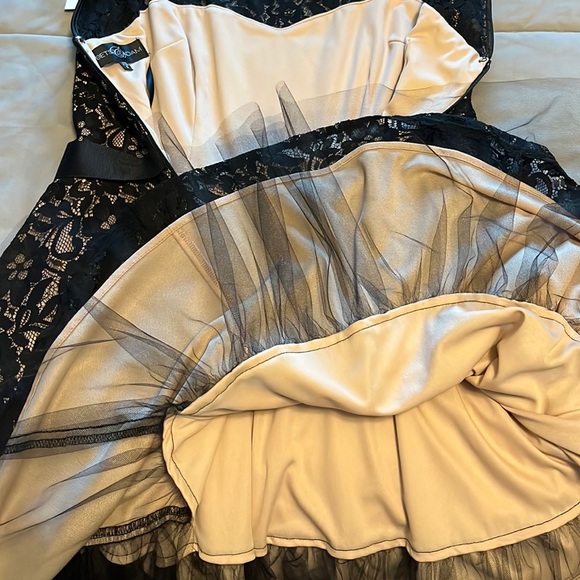 BETSY & ADAM Lace Dress perfect for holidays, weddings & special events. NWT - Picture 5 of 5